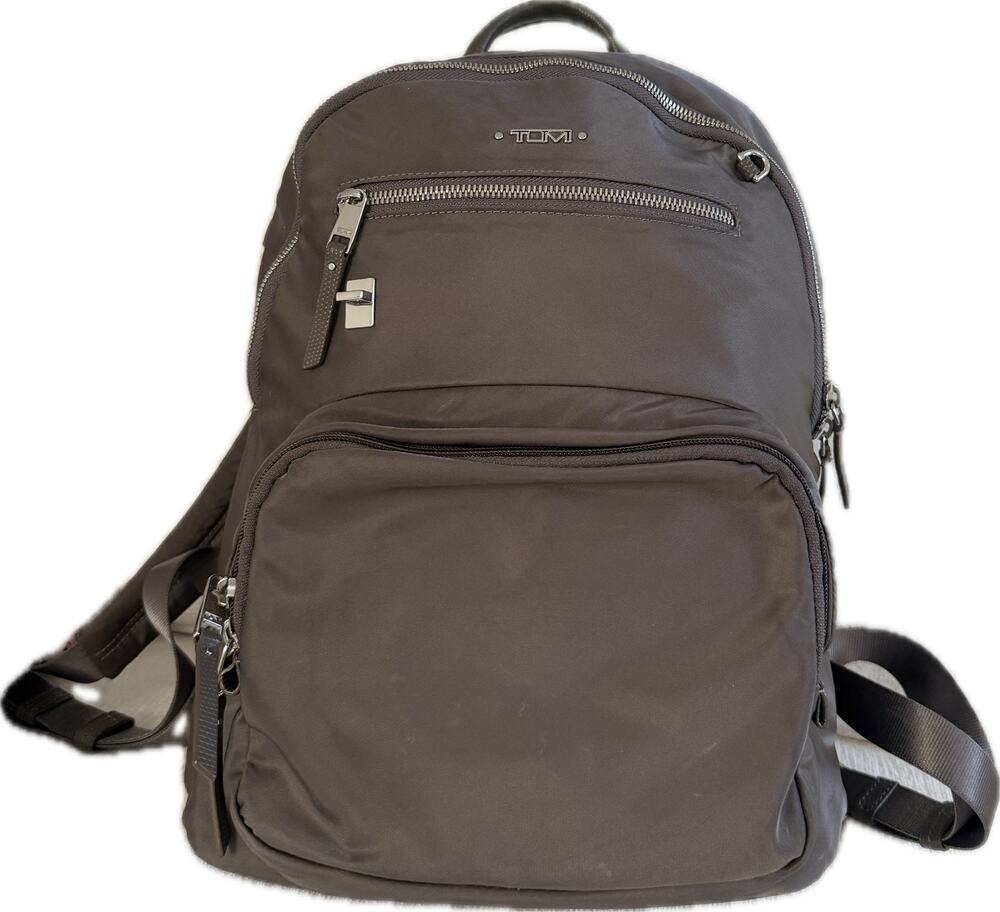 TUMI Voyageur Hartford Laptop Backpack Gray Nylon 13"